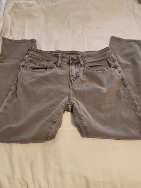 American Eagle Outfitters Mens Grey Airflex+ Jeans
